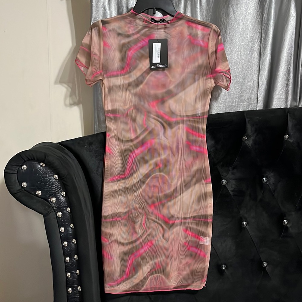 Bodycon mesh dress